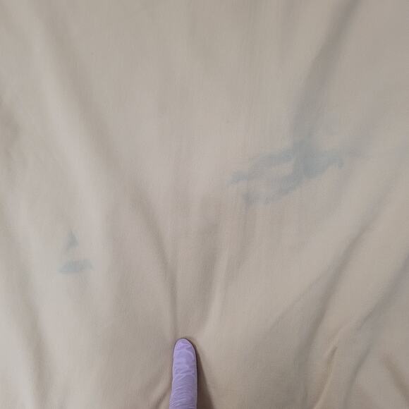 Vintage 90s MOD Track Jacket Large 23x25 Beige Brown - Picture 3 of 16